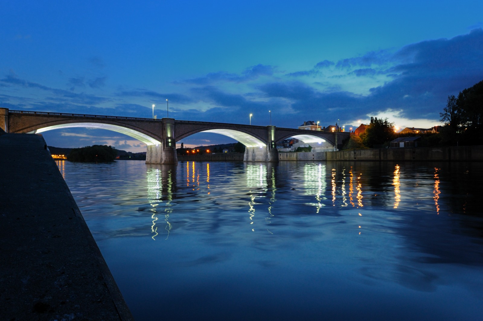 Andenne Pont éclairage Genetec