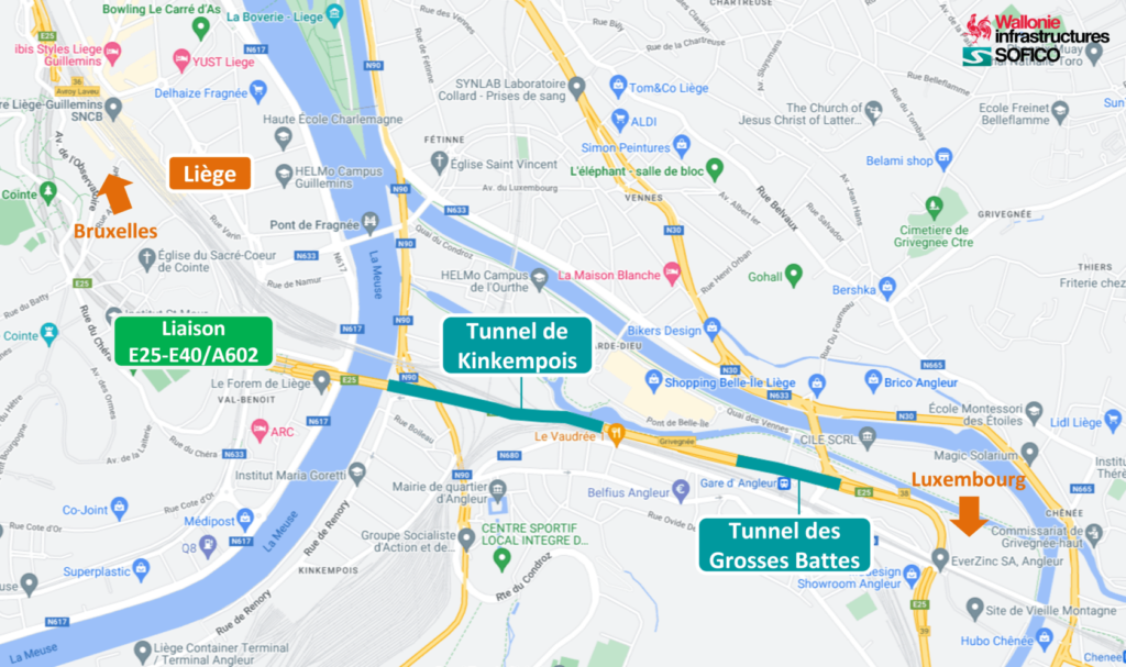 Genetec: rénovation de tunnels à Liège