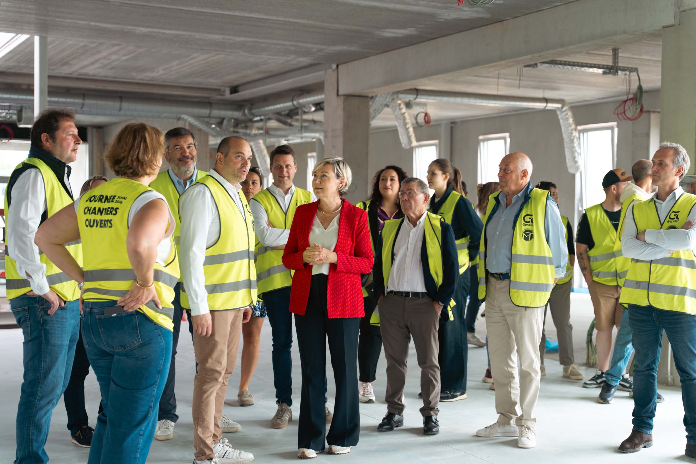 Photo de la journée Chantiers ouverts 2026 chez Genetec à Namur